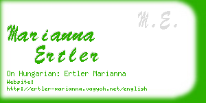 marianna ertler business card